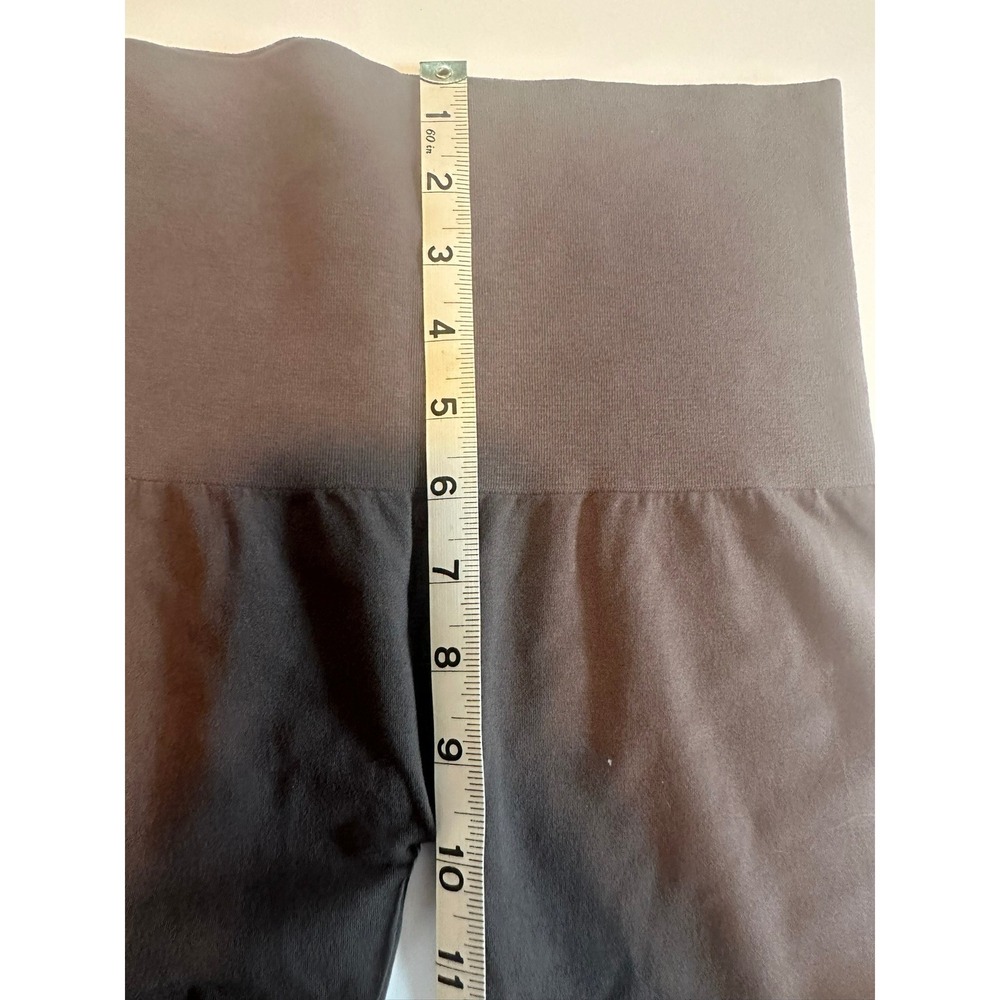 Set of M. Rena High Waisted Seamless Leggings NWT & Capris Dk. Gray Med. - Picture 8 of 13